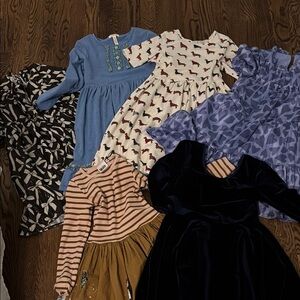 Lot of 6 sweet dresses - size 8 girls 
-